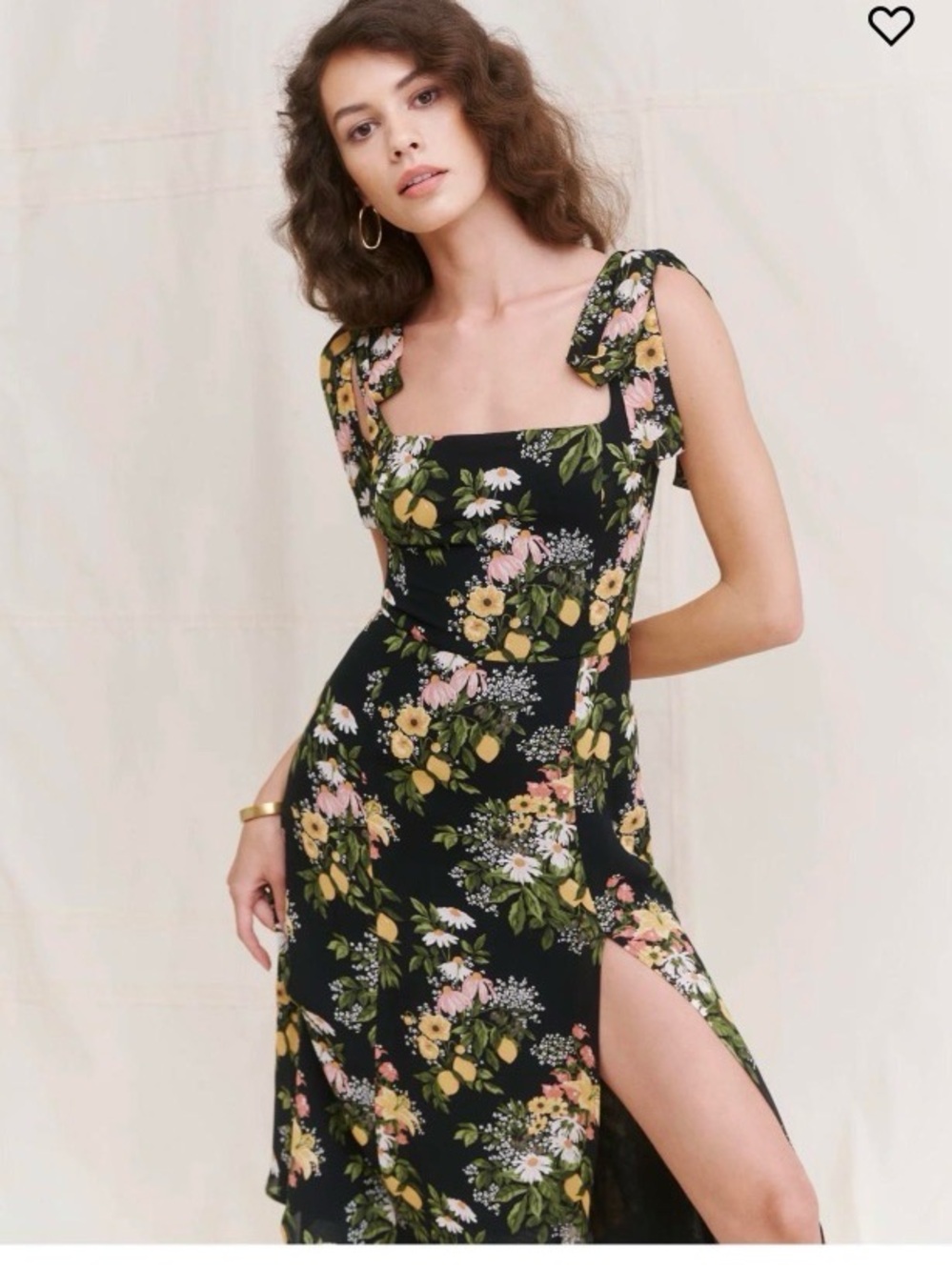 Reformation Sicilia Floral Twilight Dress